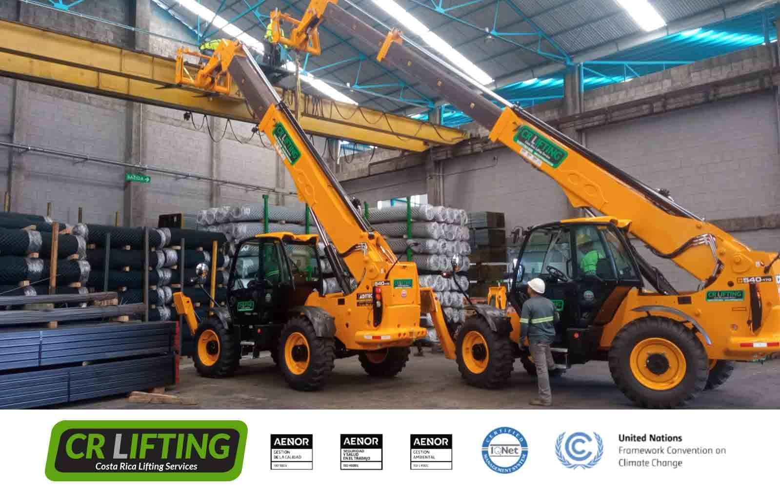 ¡Telehandlers en acción!