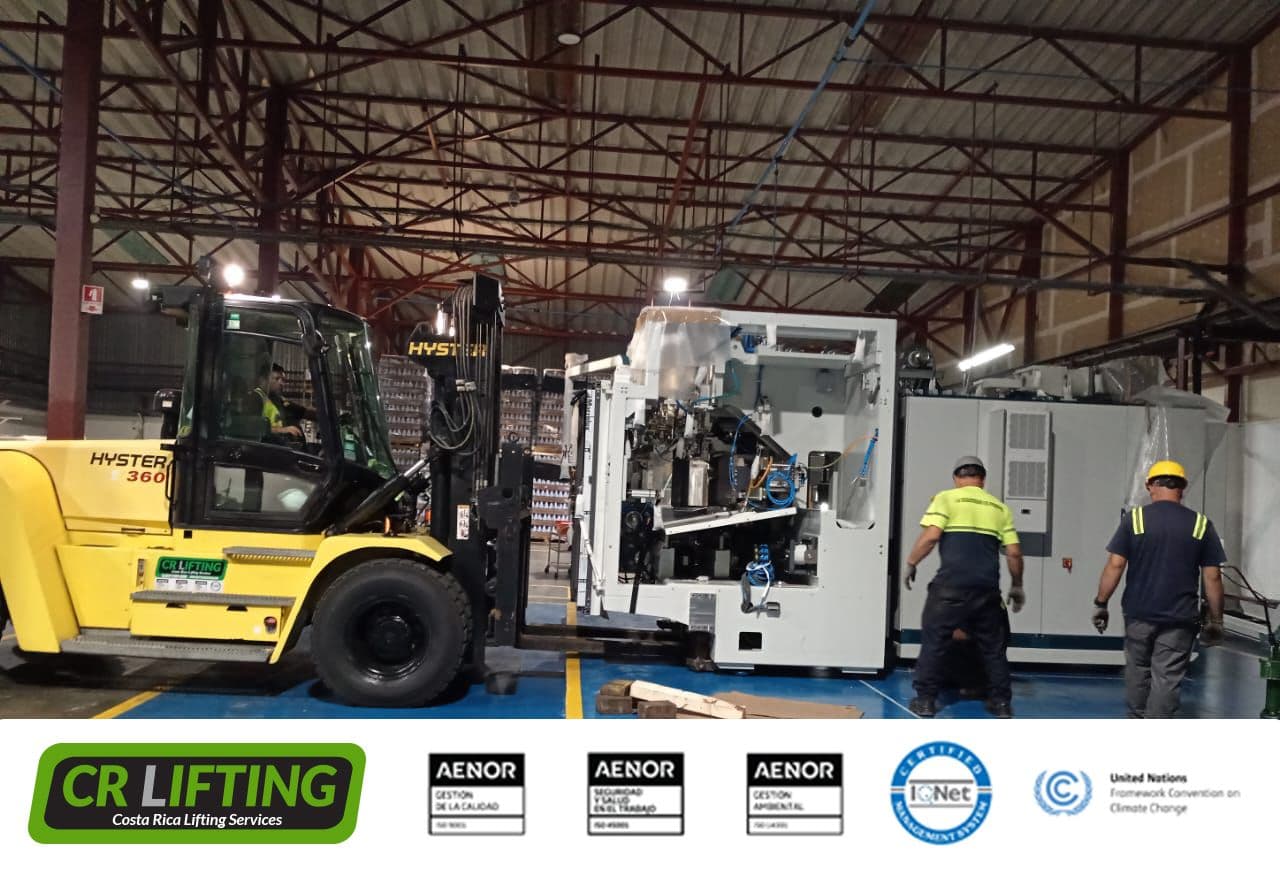 ¡Montacargas de 16 toneladas en almacén!