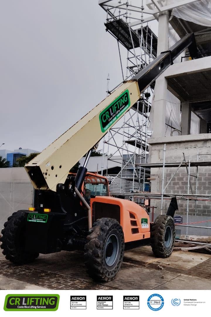 ¡Telehandler en construcción!