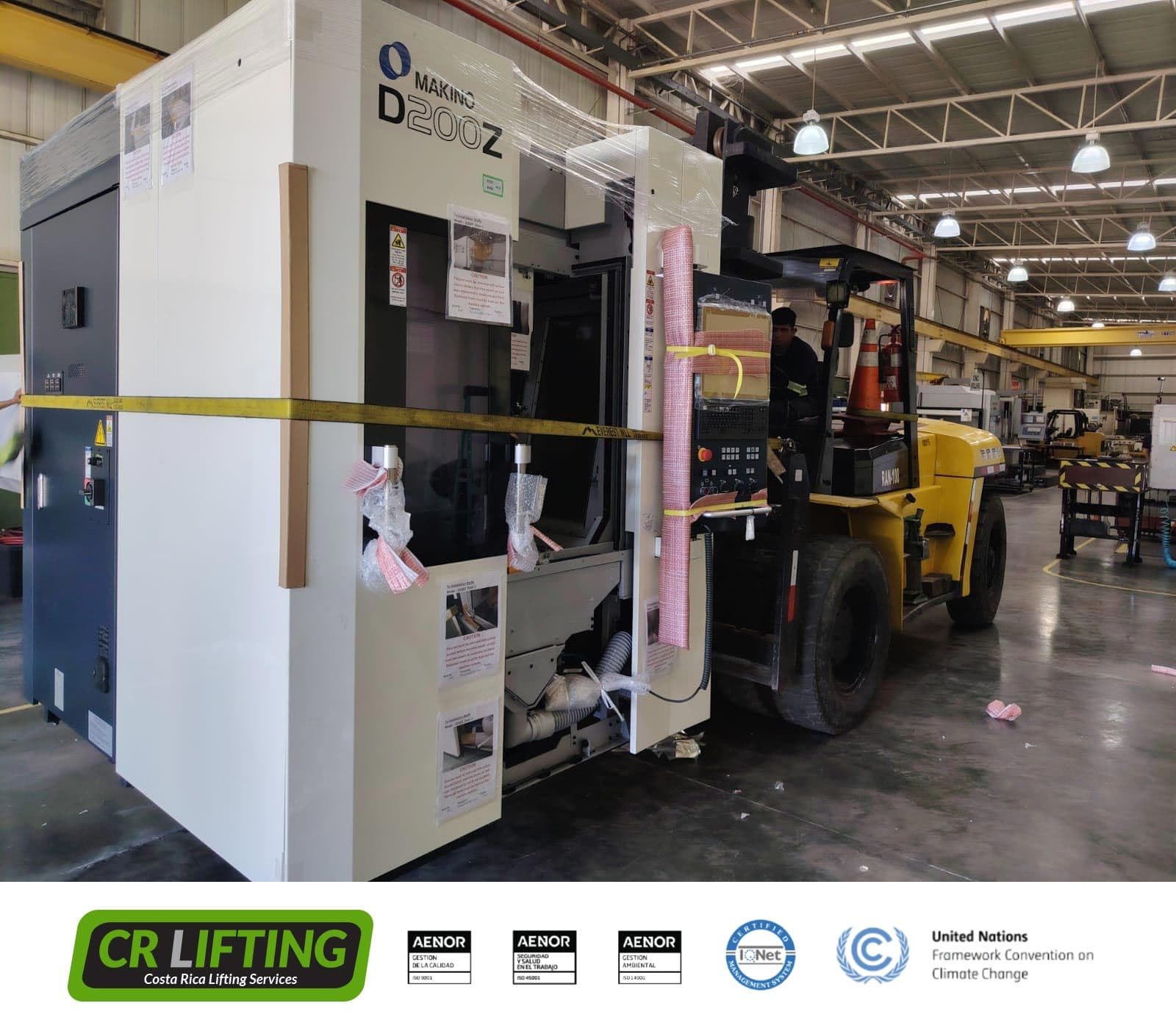 ¡Montacargas de 10tons en acción!